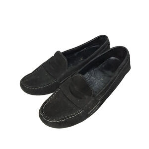 Cole Haan Shoes Womens 8.5B Penny Loafers Black Leather Comfort Casual Slip On